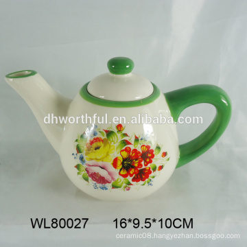 Customized ceramic water kettle with full decal